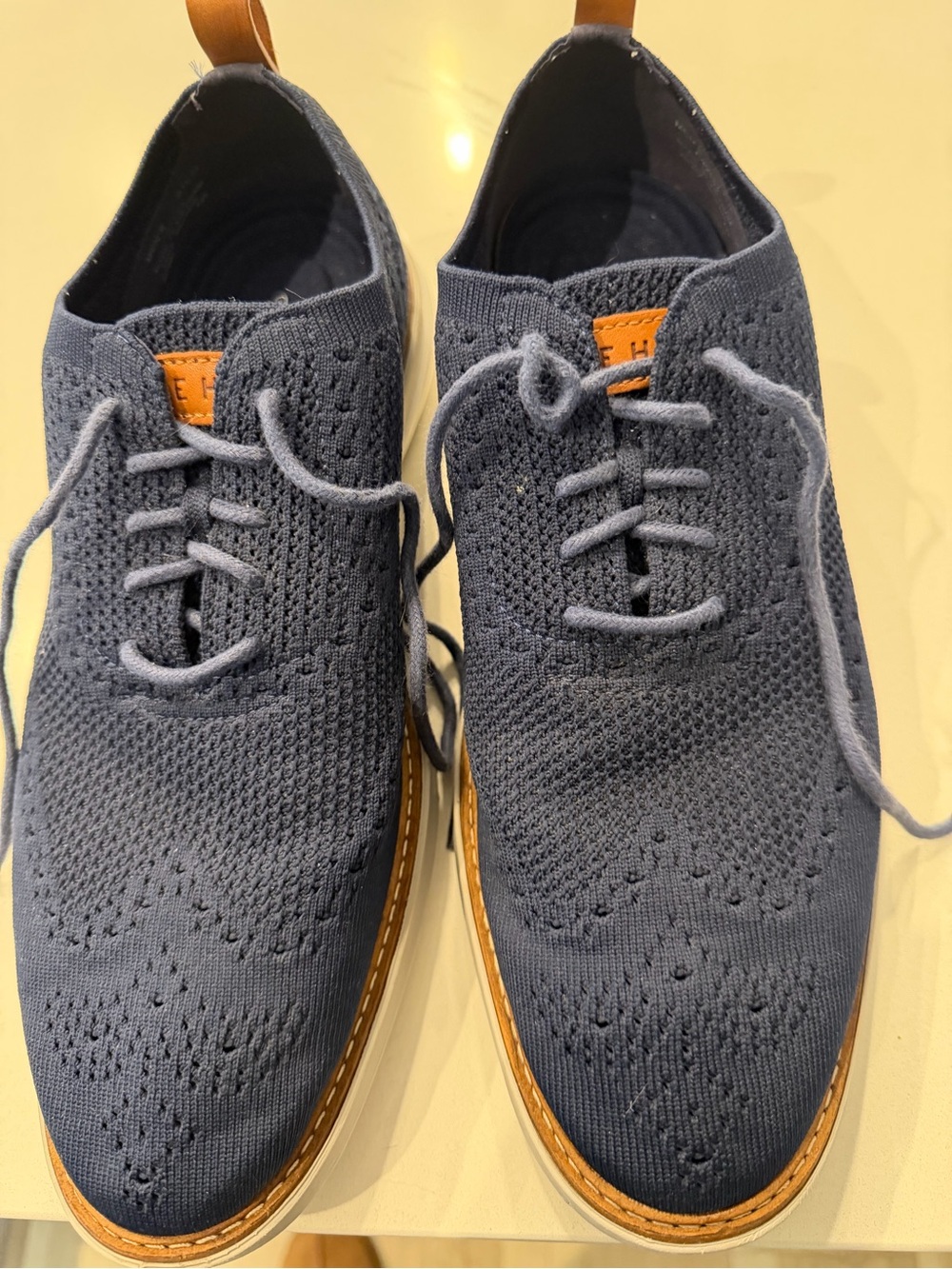 Cole Haan GrandEvølution Stitchlite Oxford Navy Men’s Shoes Size 9.5